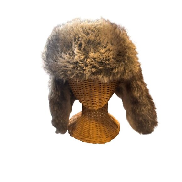 Hat Attack New York Faux Fur Lined Wool Blend Trapper Hat Unisex One-Size - Picture 7 of 10